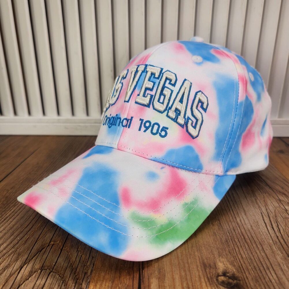 Robin Ruth Las Vegas Original 1905 Strapback Hat Cap Colorful Dreamy Tie Dye Mom - Picture 1 of 10